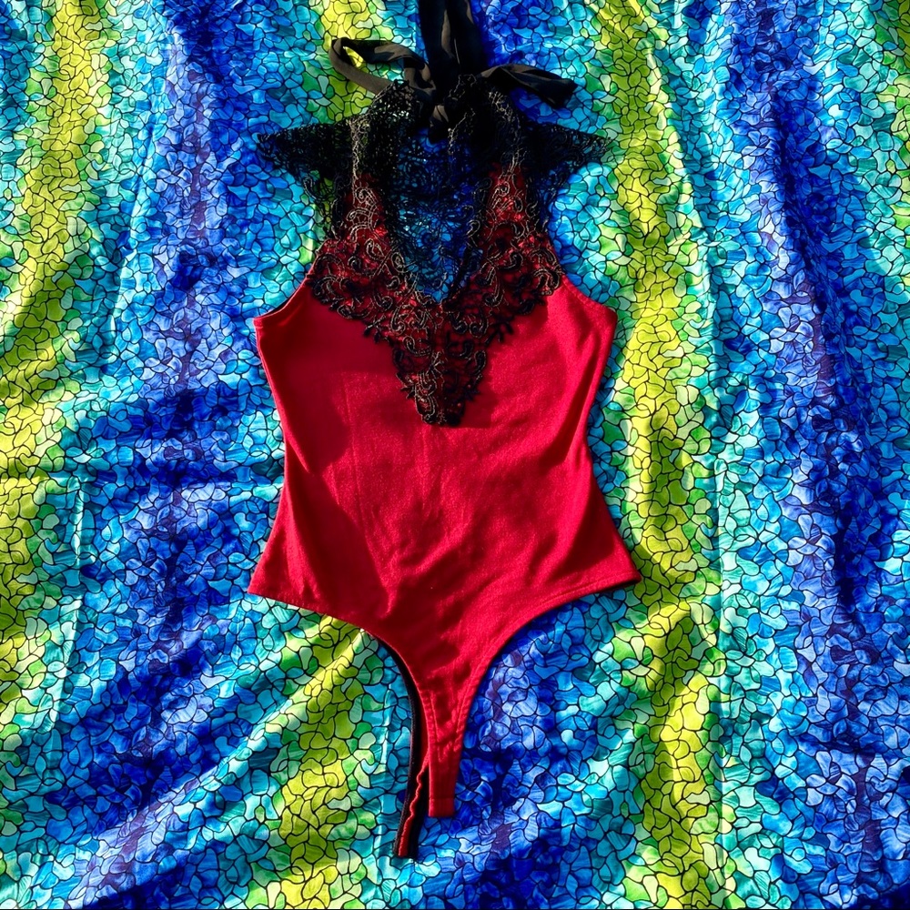 “Scarlett Dominatrix” Lace One Piece